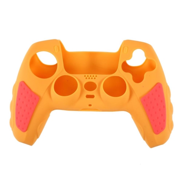 Silikoninen ihokahva Playstation 5 PS5 -ohjaimelle - oranssi Orange