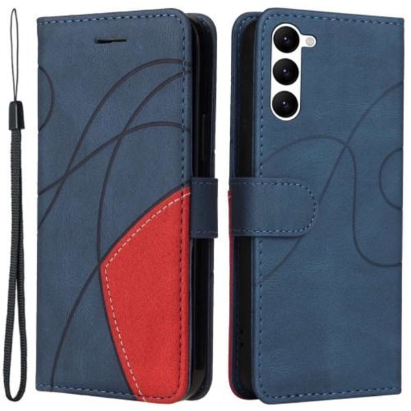 KT Plånboksfodral till Samsung Galaxy S23 - Blå/Röd Blå