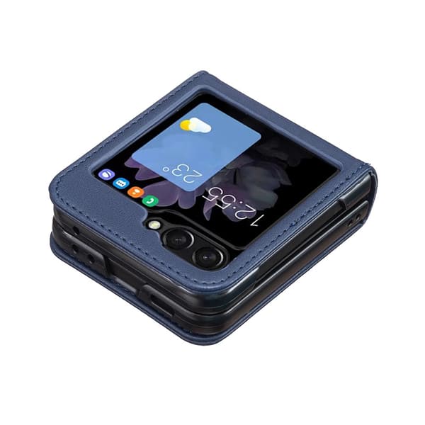 BINFEN COLOR Stødsikkert telefoncover til Samsung Galaxy Z Flip8 Blue