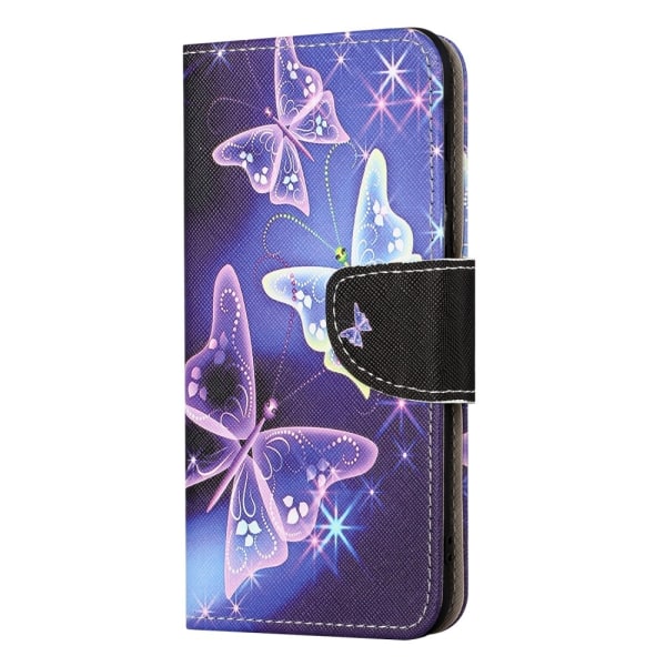 Til Samsung Galaxy A15 tegnebogstativetui mønstertelefoncover Multicolor