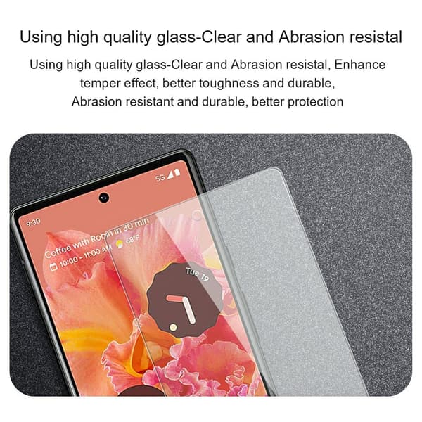 AMORUS Google Pixel 10 Pro Fold Skjermbeskytter i herdet glass Transparent