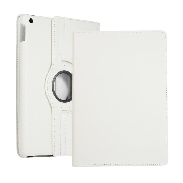 Apple iPad 10.2 2021/2020/2019 Litchi Texture Stand-etui - Hvid White