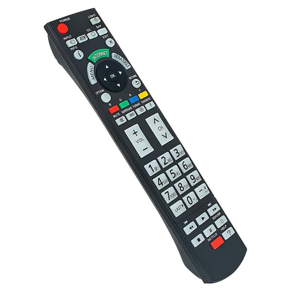 Fjernkontrollerstatning for N2QAYB000777 For Panasonic TV Black
