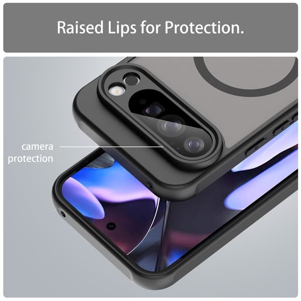 Magnetisk mobildeksel for Google Pixel 10 Pro XL Black