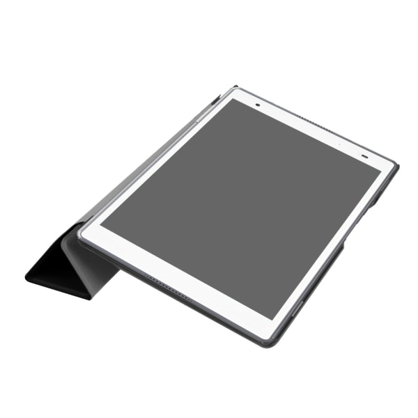 Trifoldet borddæksel til Lenovo Tab 4 8 - Sort Black