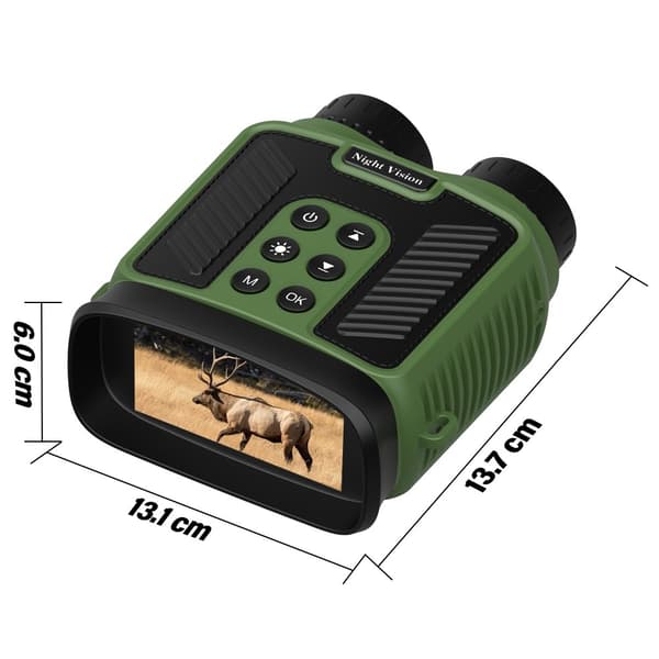 HD - videokiikarit Night Vision suojalasit Metsästyskamera Green