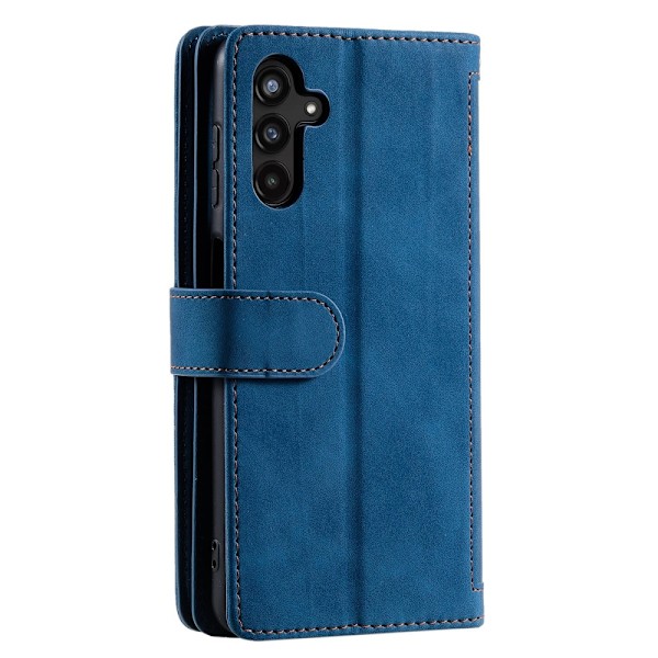 Samsung Galaxy A56 5G Kuori Vetoketjutaskulla ja 9 Korttipaikalla Blue