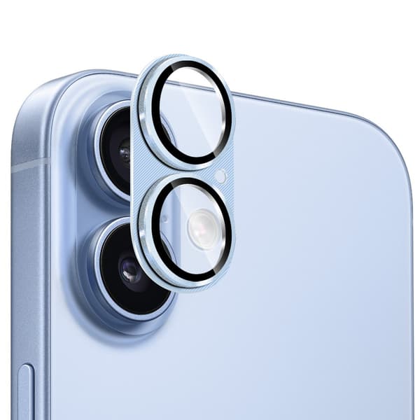 Til iPhone 17 Kameralinsebeskytter Blue