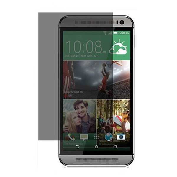 Insynsskydd / Privacy Näytönsuoja - Samsung HTC ONE M9 Transparent