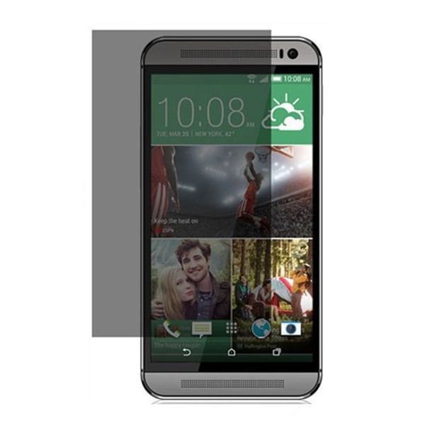 Yksityinen näytönsuoja Samsung HTC ONE M9 -puhelimelle Transparent