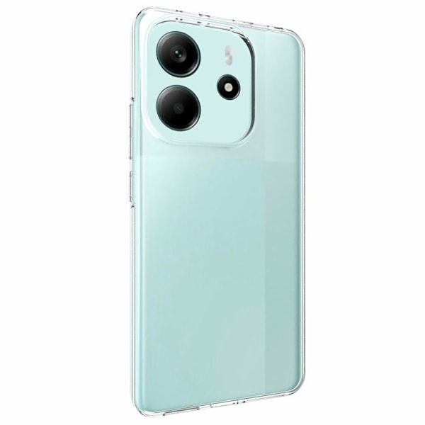 Til Xiaomi Redmi Note 14 4G Case TPU Cover Bagside Transparent