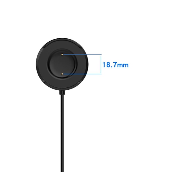 WA2156A Vivo WATCH 2 USB-latauskaapelin teline - musta Black