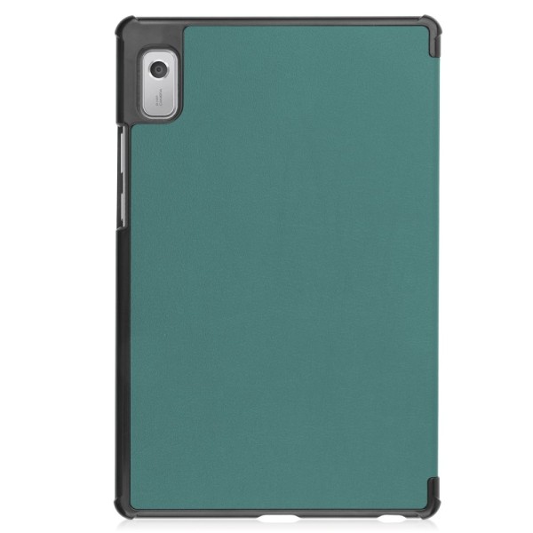 Til Lenovo Tab M9 Trifoldet Stativdæksel Green