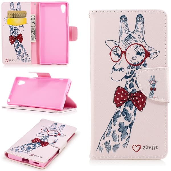 Pattern Printing Wallet Folio Flip Suojakuori - Sony Xperia XA1 - London Elements