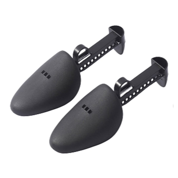 2kpl säädettävä muovikenkä Shoe block Extender kenkäkoko - mies Black