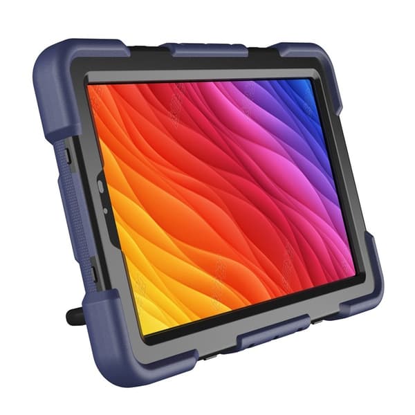 Til Samsung Galaxy Tab A11 Etui PC+Silikone Tablet Cover Navy Blue + Black Multicolor