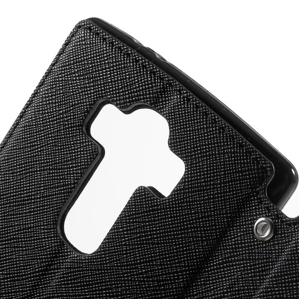 ROAR KOREA Diary View Window suojakuori - LG G4 Black