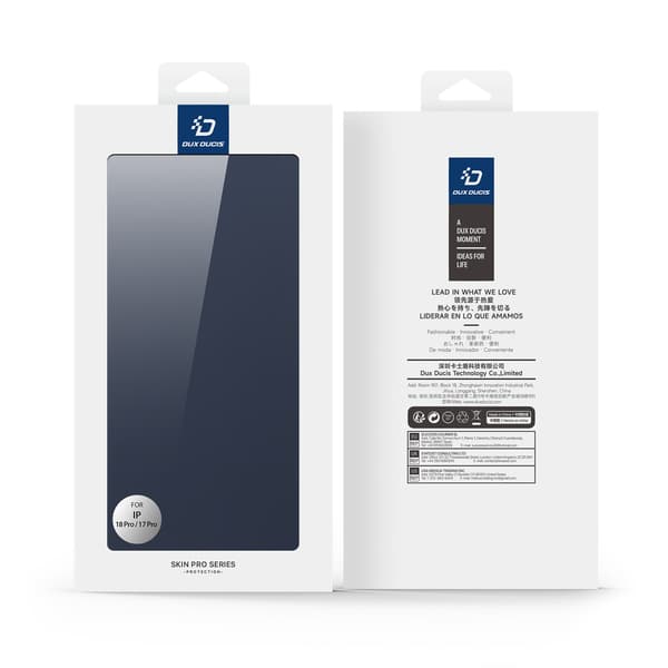 DUX DUCIS Telefoncover med støtteben til iPhone 18 Pro / 17 Pro Blue