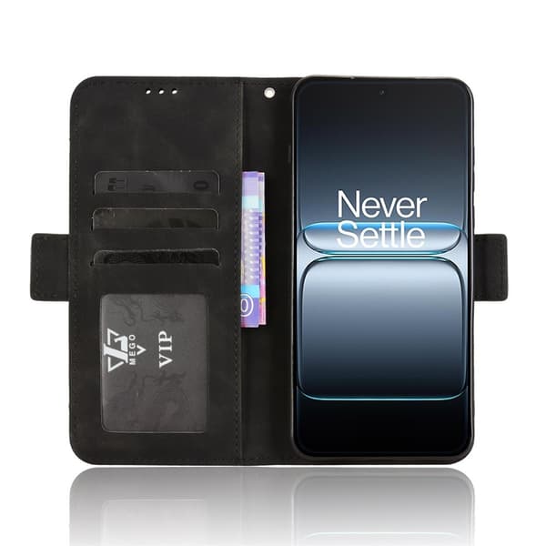 Til OnePlus Nord 5 5G Case Pung Etui Shell Telefon Case Ekstra kort - Sort Black