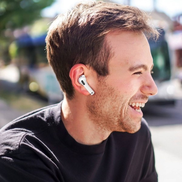 Til AirPods 3 støjreducerende ørepropper Silikonecover S White
