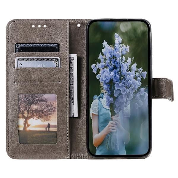 För Xiaomi Redmi A5 4G / Poco C71 4G Stativfodral Totem  Plånboksfodral grå
