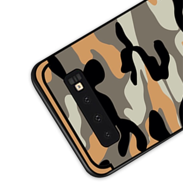 NXE Camouflage Pattern TPU Mobiltelefon Case Samsung Galaxy S10 Yellow