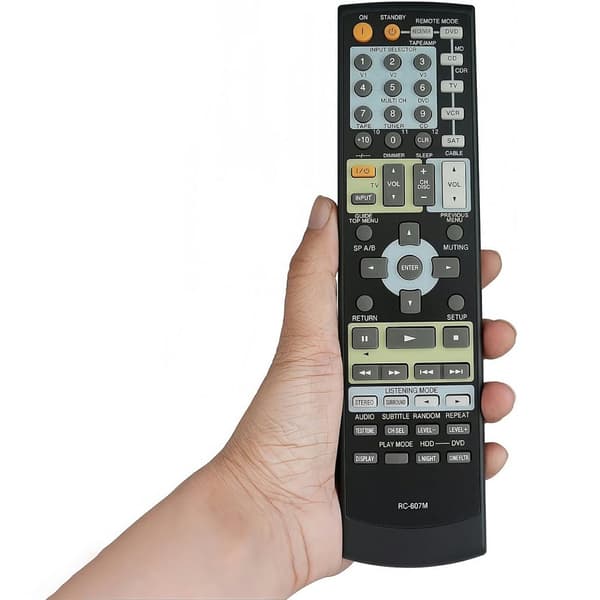 Fjärrkontroll Ersättning RC-607M För Onkyo Förstärkare Svart