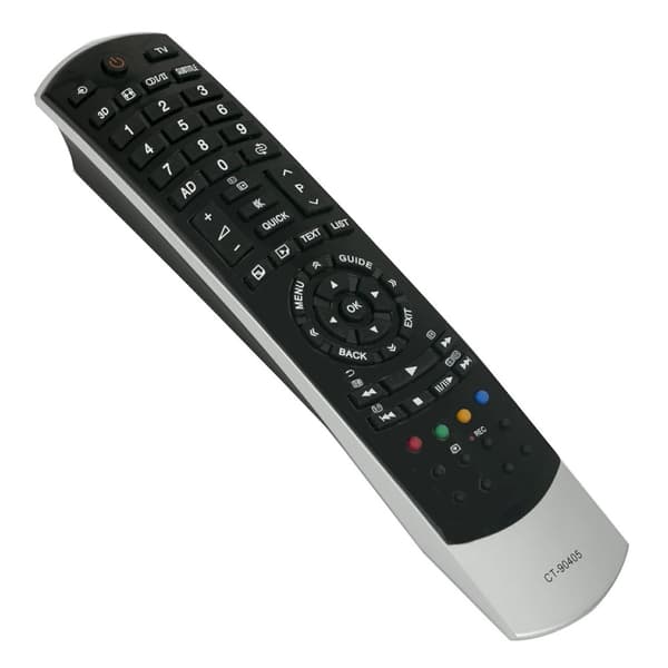 Fjernkontrollerstatning for CT-90405 For Toshiba TV Black