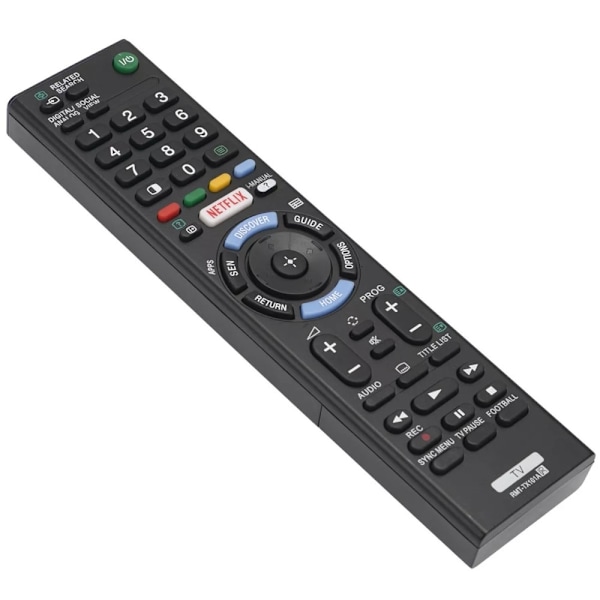 Fjernkontrollerstatning for RMT-TX101A For Sony TV Black