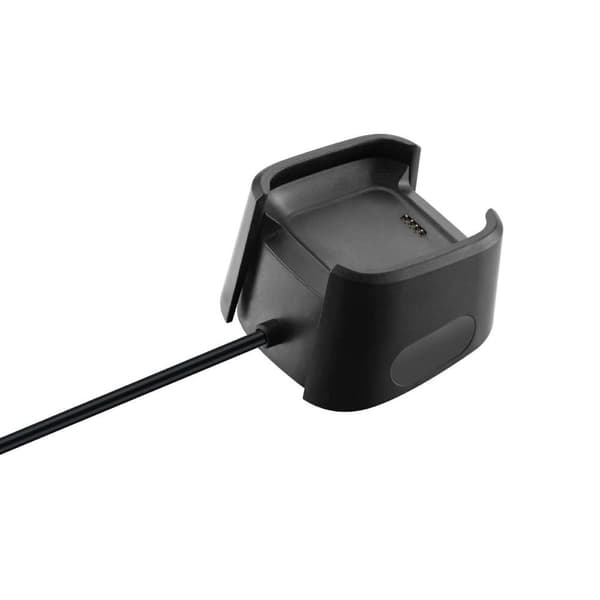 Fitbit Versa Lite USB Laddningskabel / docka 90cm Svart