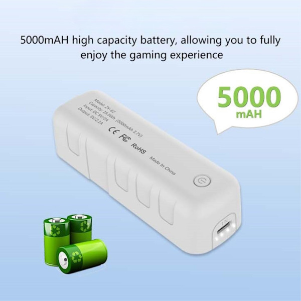 Externt Batteri Power Bank Meta Quest 3 VR-glasögon 5000mAh Vit