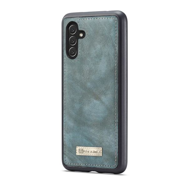 CASEME Samsung Galaxy A13 5G / A04s 4G Retro läder plånboksfodral - Blå Blå