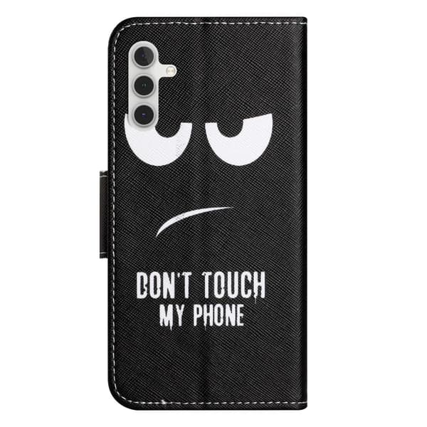 Til Samsung Galaxy A15 tegnebogstativetui mønstertelefoncover Multicolor