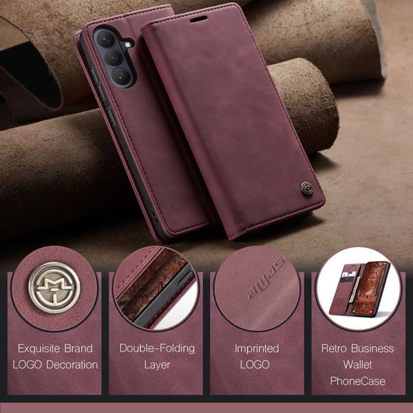 CASEME Plånboksfodral Samsung Galaxy S26+ - Röd Röd