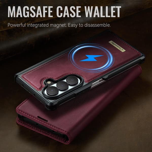 CASEME Telefonfodral med stöd för Samsung Galaxy Z Fold8 Ultra Röd