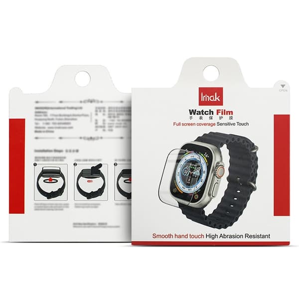 IMAK Garmin Instinct 3 50mm Näytönsuoja Naarmunkestävä PMMA Kellosuoja Black