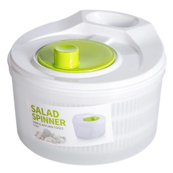 Salladsspinnare Sallad Spinner Grönsakstork Roterande Veggie Vit