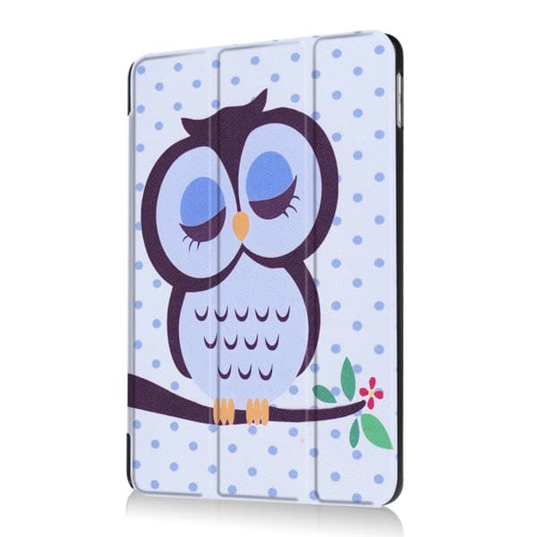 iPad 9.7 (2018)/9.7 (2017) Kolminkertainen telinekotelo - Napping Owl Multicolor
