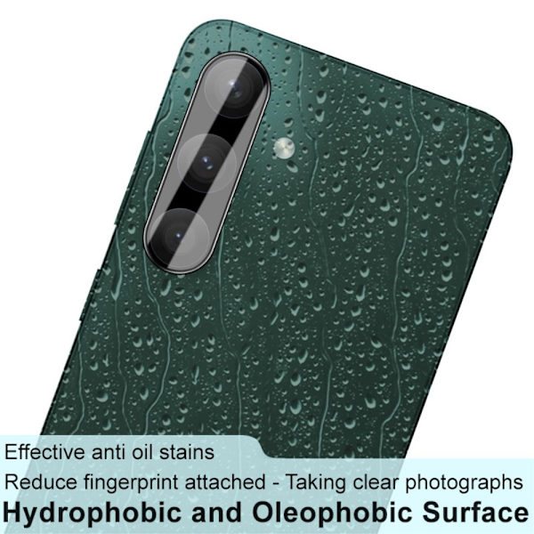 IMAK For Samsung Galaxy S24+ kamera linsebeskytter hærdet glas linsefilm Black