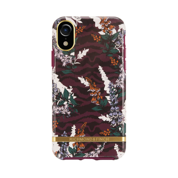 Richmond & Finch-deksel til iPhone X/XS - Floral Zebra Red