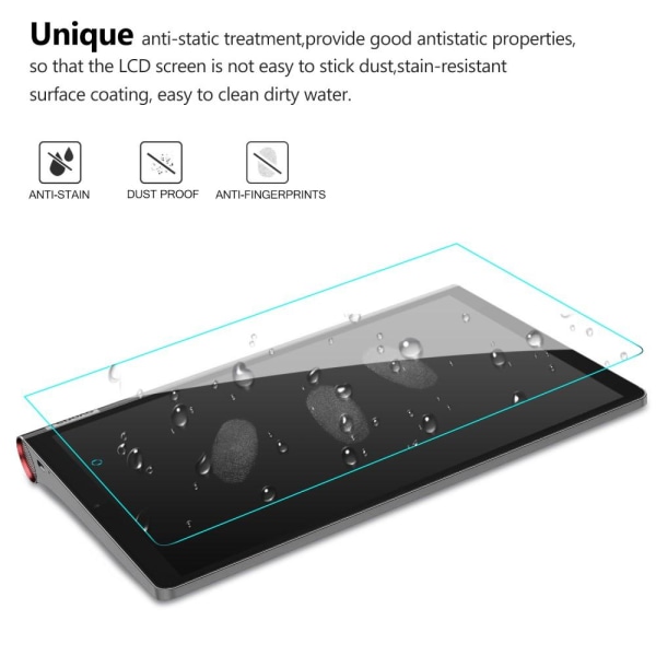 Lenovo Yoga Smart Tab 10.1 Yoga Tab5 YT-X705 hærdet glas Transparent