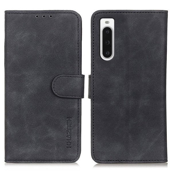 KHAZNEH Retro lompakko Sony Xperia 10 V Black