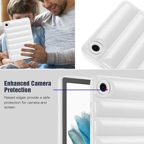 Candyfarget TPU-deksel for Samsung Galaxy Tab A8 10.5 (2021) / (2022) White