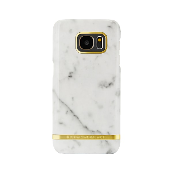 Richmond & Finch skal till Samsung Galaxy S8 - White Marble Vit