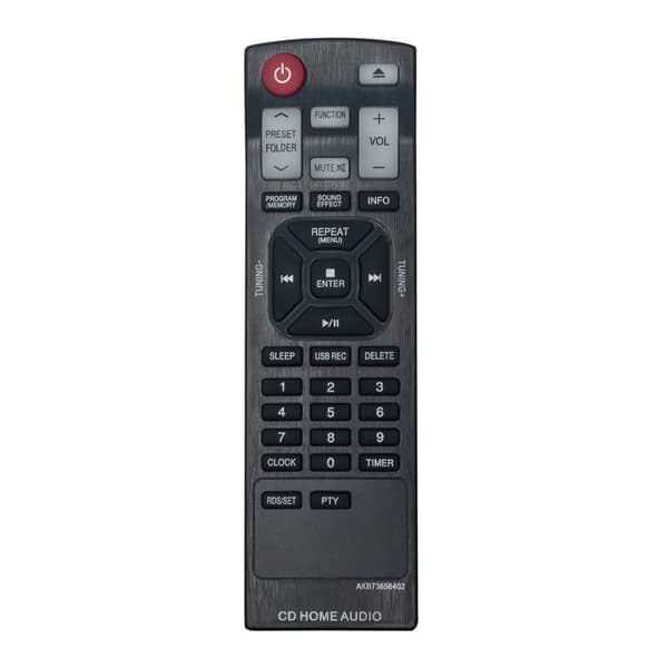 Fjernkontroll Erstatning AKB73656402 for LG hjemmekino forsterker Black