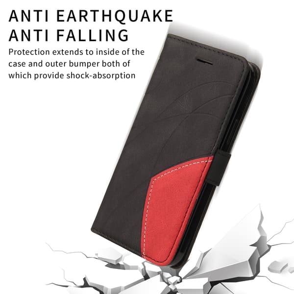 Til Xiaomi 17T Pro Lommebokdeksel Bi-colour Black