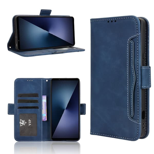 Pung etui Cover Cover til Sony Xperia 1 VII Blue