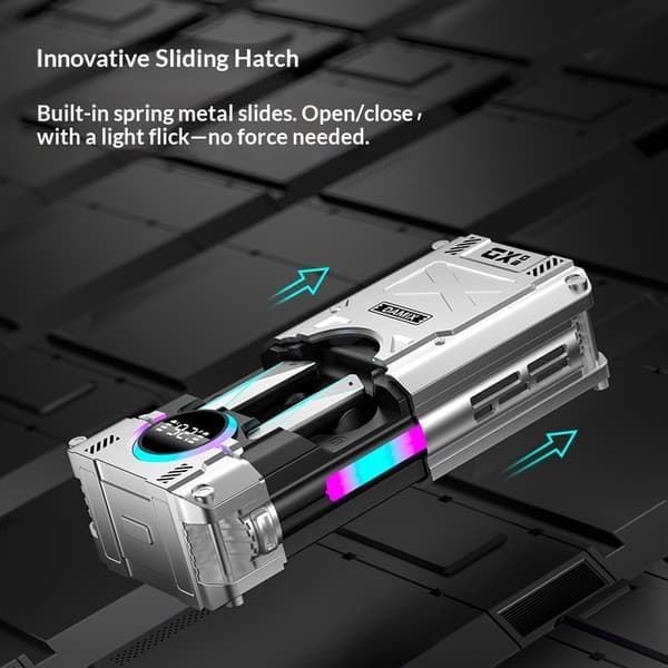 DX08 Brusreducerande Trådlösa Hörlurar Mekaniska TWS Bluetooth Gaming - Grå grå