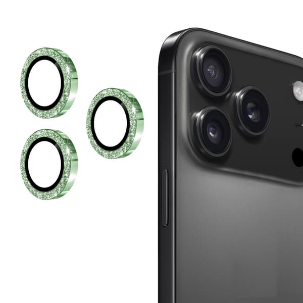 Till iPhone 17 Pro / iPhone 17 Pro Max Kameralinsskydd Grön