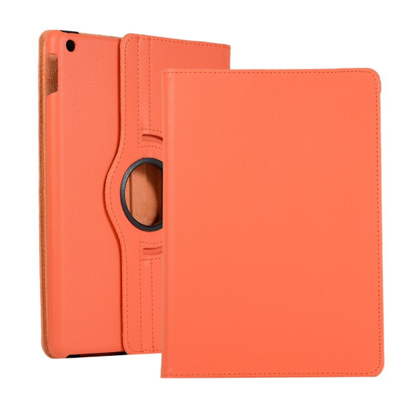 Apple iPad 10.2 2021/2020/2019 Litchi Tekstuurikuori - Oranssi Orange